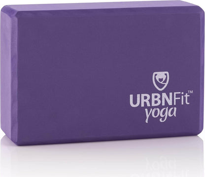 URBNFit Yoga Blocks 2 Pack - Sturdy Foam Yoga Block Set with Strap for Exercise, Pilates Workout, Stretching, Meditation, Stability - High Density Non Slip Brick, Fitness Accessories - zenfulharmony.com