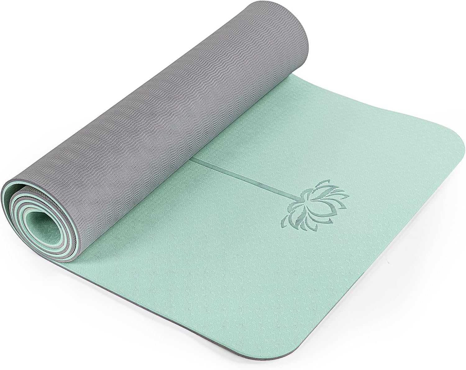 Yoga Mat Non Slip, Pilates Fitness Mats, Eco Friendly, Anti-Tear 1/4" Thick Yoga Mats for Women, Exercise Mats for Home Workout with Carrying Sling and Storage Bag - zenfulharmony.com