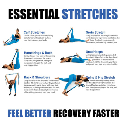KneeSled™ Ultra Stretch Strap Best Choice for Physical Therapy U.S.A. - zenfulharmony.com