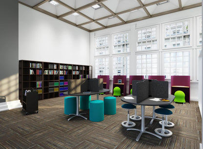Safco Zenergy Ball Chair, Active Seating, Anti-Burst, Inflatable Chair for Home Office and Classroom, Black Mesh - zenfulharmony.com
