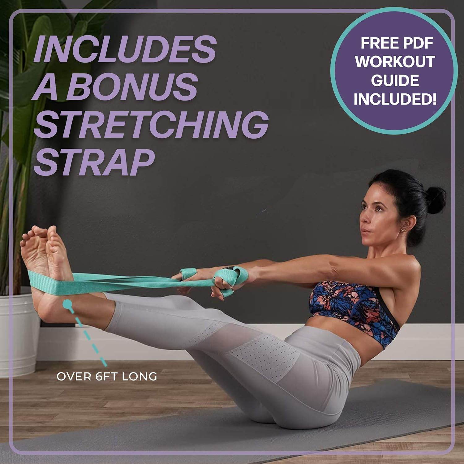 URBNFit Yoga Blocks 2 Pack - Sturdy Foam Yoga Block Set with Strap for Exercise, Pilates Workout, Stretching, Meditation, Stability - High Density Non Slip Brick, Fitness Accessories - zenfulharmony.com