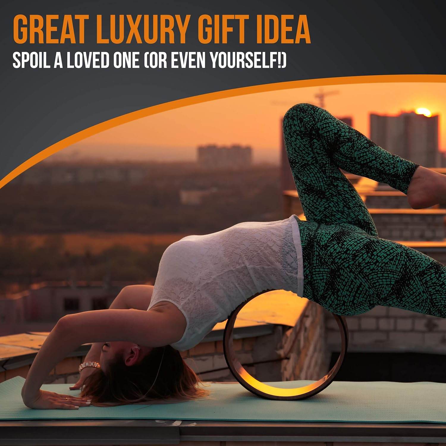 Cork Yoga Wheel, Cork Yoga Blocks - Extra Firm High Density Yoga Bricks I Natural & Eco-Friendly. Bonus eBook & Free Yoga Strap - zenfulharmony.com