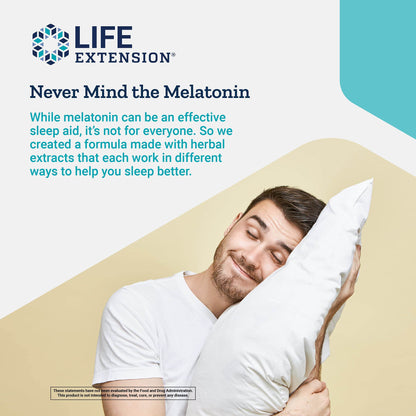 Life Extension Herbal Sleep PM – Natural Sleep Supplement Without Melatonin - with Lemon Balm, Honokiol & Chamomile Extracts for Healthy Sleep - Non-GMO, Gluten-Free - 30 Vegetarian Capsules - zenfulharmony.com