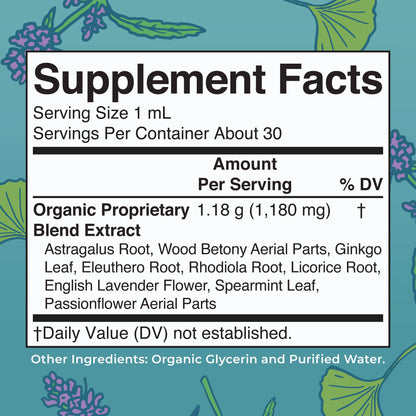 MaryRuth Organics Kids Brain Supplements for Memory and Focus, USDA Organic Drops with Ginkgo Biloba, Rhodiola Root & Licorice Root, Focus & Attention, Calm, Vegan, Non-GMO, Gluten Free, 30 Servings - zenfulharmony.com