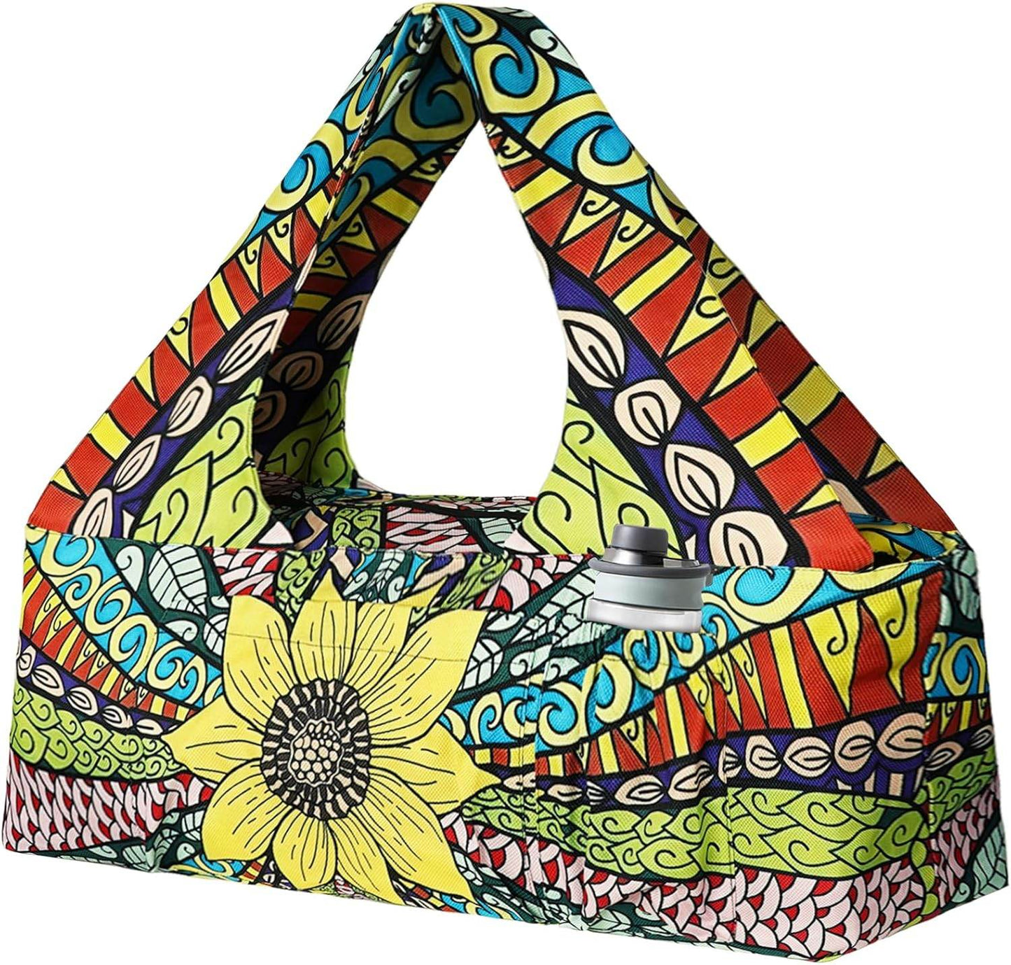 Yoga Mat Bag - Large Yoga Bag with Yoga Mat Strap, Zipper and Pockets - Yoga Bags and Carriers Fits All Your Stuff - Personalized Yoga Mat Bags for Women Fits Most Size Mats - zenfulharmony.com