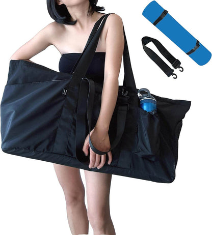 Yoga Mat Bag with Shoes compartment & Wet Compartment & shoulder bag &crossbody yoga bag large yoga bag with Yoga Mat Holder Yoga Bag with Adjustable Mat Strap for Women Men - zenfulharmony.com