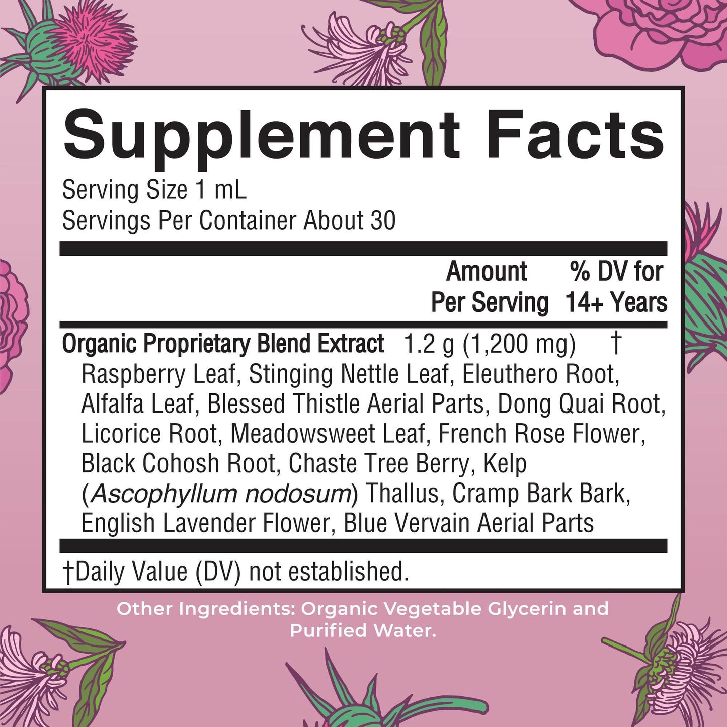 MaryRuth Organics USDA Organic Women's Wellness Liquid Herbal Supplements | Includes Stinging Nettle, Raspberry Leaf, Eleuthero Root, Chaste Tree Berry | Menstrual Support | Non-GMO, Vegan - zenfulharmony.com