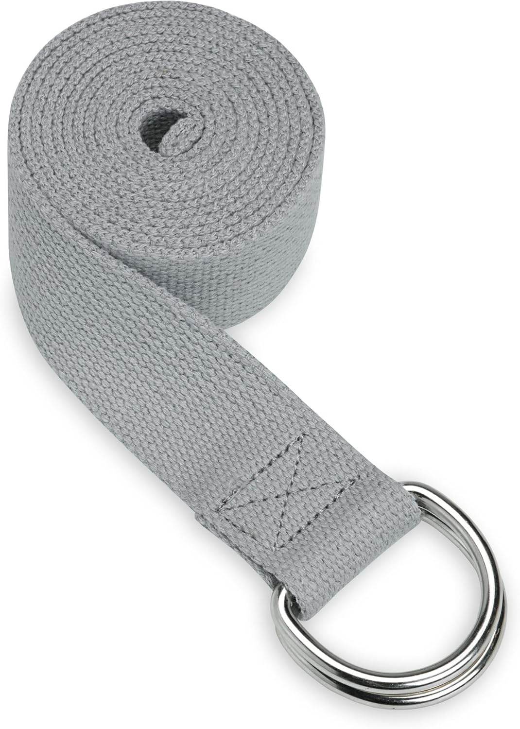 Gaiam Yoga Strap Premium Athletic Stretch Band with Adjustable Metal D-Ring Buckle Loop | Exercise & Fitness Stretching for Yoga, Pilates, Physical Therapy, Dance, Gym Workouts - zenfulharmony.com