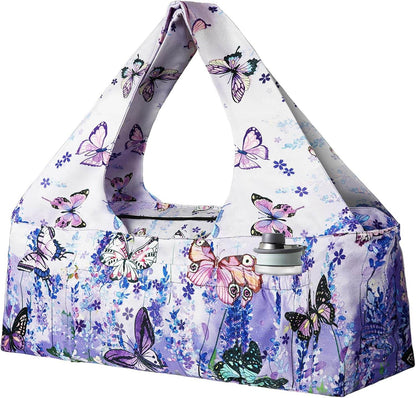 Yoga Mat Bag - Large Yoga Bag with Yoga Mat Strap, Zipper and Pockets - Yoga Bags and Carriers Fits All Your Stuff - Personalized Yoga Mat Bags for Women Fits Most Size Mats - zenfulharmony.com