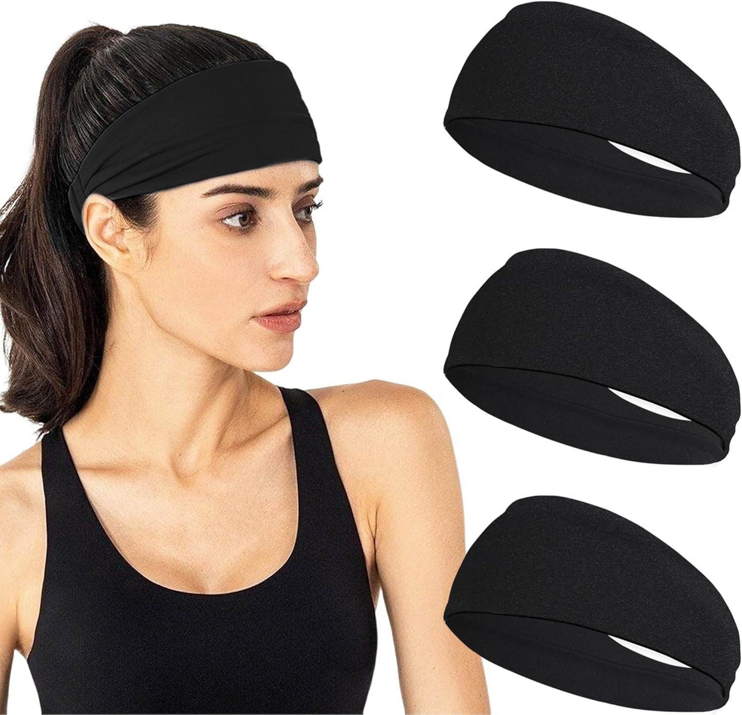 JOYOYO Unisex Headbands for Women's Hair Soft Stretchy Fabric Kylie Head Band Bandeaux Hair Accessories for Workout Gym Yoga Hair Band,100% Pure Cotton - zenfulharmony.com