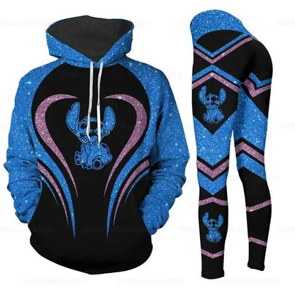 Stitch Yoga Pants Sweatpant Fashion Sport Suit Disney Mickey Yoga Suit - zenfulharmony.com