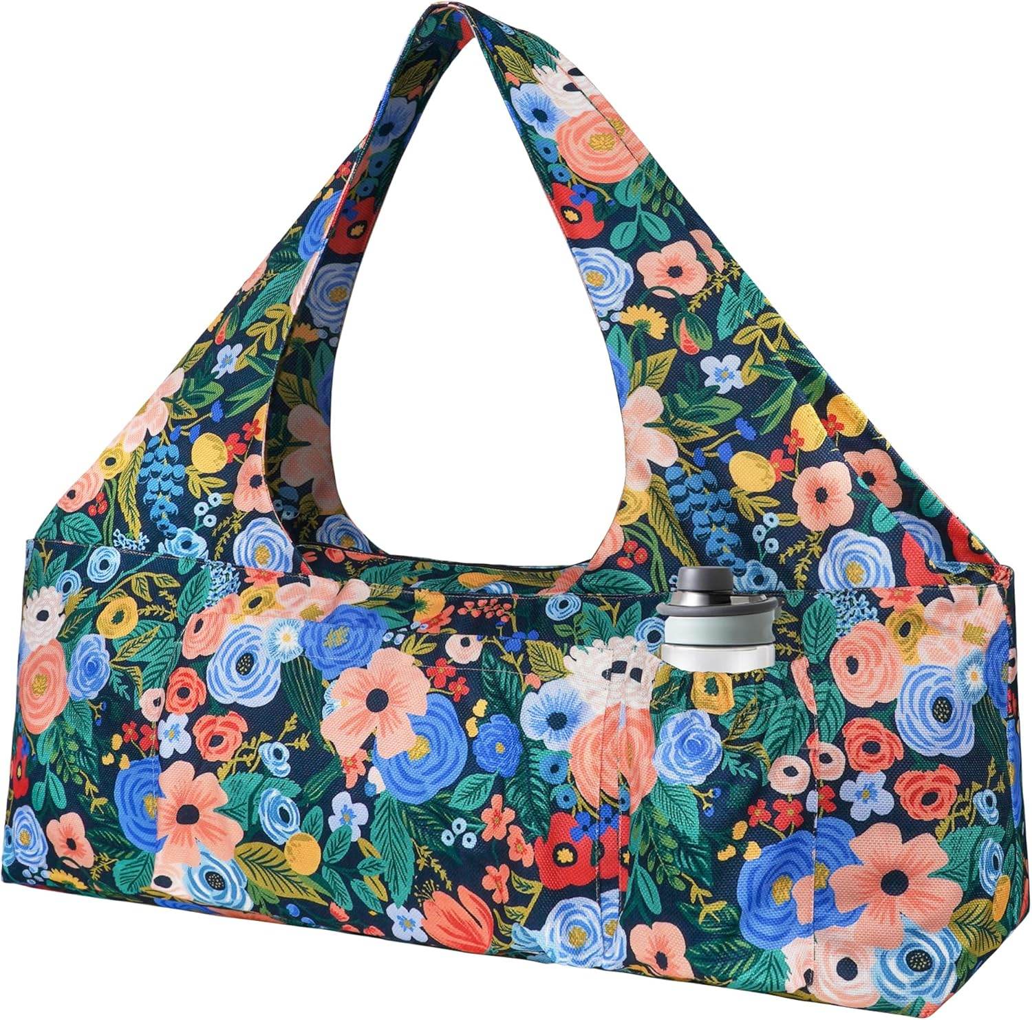 Yoga Mat Bag - Large Yoga Bag with Yoga Mat Strap, Zipper and Pockets - Yoga Bags and Carriers Fits All Your Stuff - Personalized Yoga Mat Bags for Women Fits Most Size Mats - zenfulharmony.com