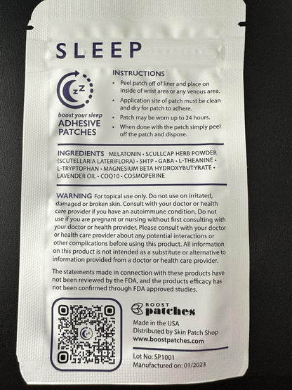 Boost Patches Herbal And Nutritional Sleep Supplements 28 Count (Pack of 7) - zenfulharmony.com