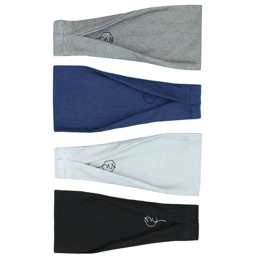 Maven Thread Women's No-Slip Sweat-Wicking Headband for Exercise and Yoga, 4-Pack (Basics) - zenfulharmony.com