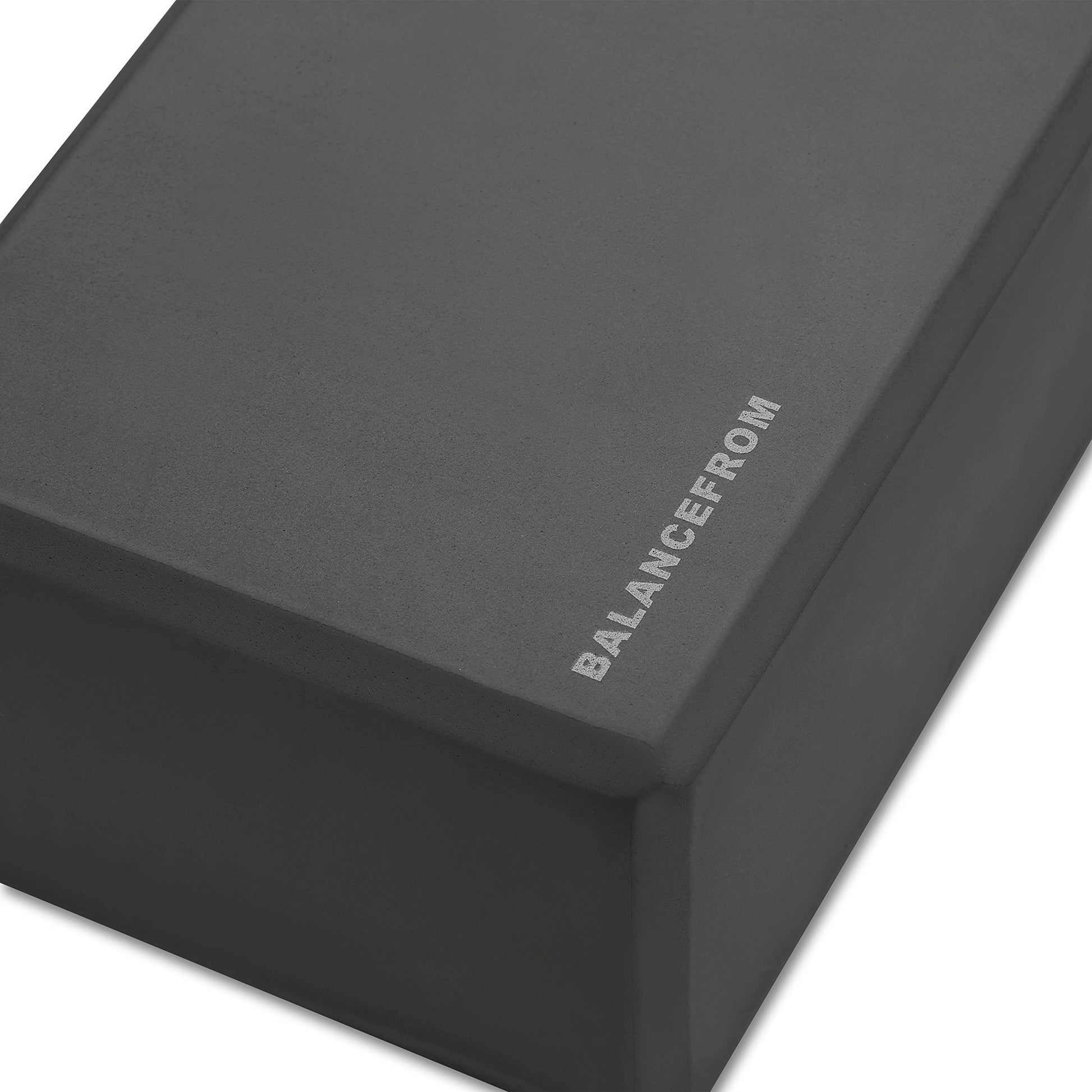 Fitvids Set of 2 High Density Yoga Blocks, 9"x6"x4" Each, Pair (Black) - zenfulharmony.com