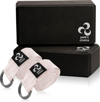 2-PACK or 5-PACK Yoga Exercise Adjustable Straps 8Ft | BONUS eBook | with Durable D-Ring For Pilates & Gym Workouts | Hold Poses, Stretch, Improve Flexibility & Maintain Balance - zenfulharmony.com