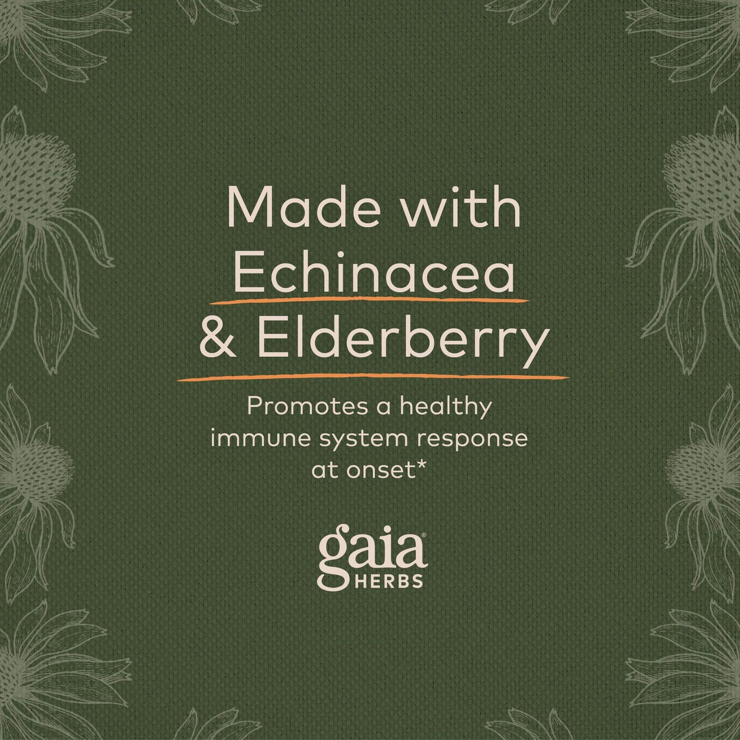 Gaia Herbs Quick Defense - Fast-Acting Immune Support Supplement for Use at Onset of Symptoms - with Echinacea, Black Elderberry, Ginger & Andrographis - 80 Vegan Liquid Phyto-Capsules (8-Day Supply) - zenfulharmony.com
