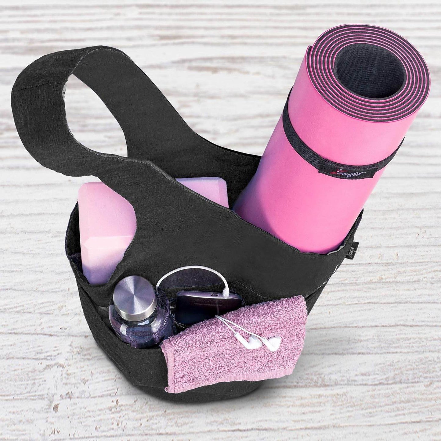 Yoga Mat Bag – Versatile Yoga Bag with Mat Straps & Storage Pockets, Holds Yoga & Pilates Mats, Lightweight & Durable - zenfulharmony.com