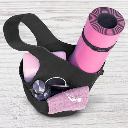 Yoga Mat Bag – Versatile Yoga Bag with Mat Straps & Storage Pockets, Holds Yoga & Pilates Mats, Lightweight & Durable - zenfulharmony.com