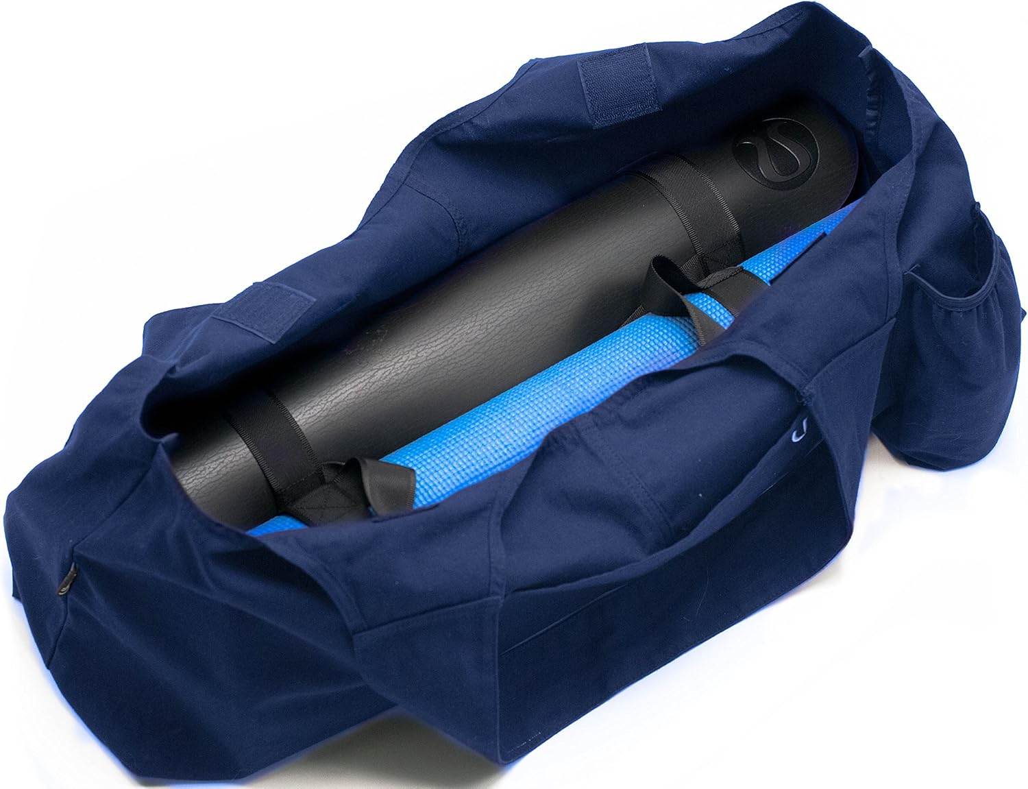 Yoga Mat Bag Large Yoga Mat Tote Sling Carrier with 4 Pockets Fits All Size Mats With Multi-Functional Storage Pockets Light And Durable（With Yoga Mat Carrying Strap） - zenfulharmony.com