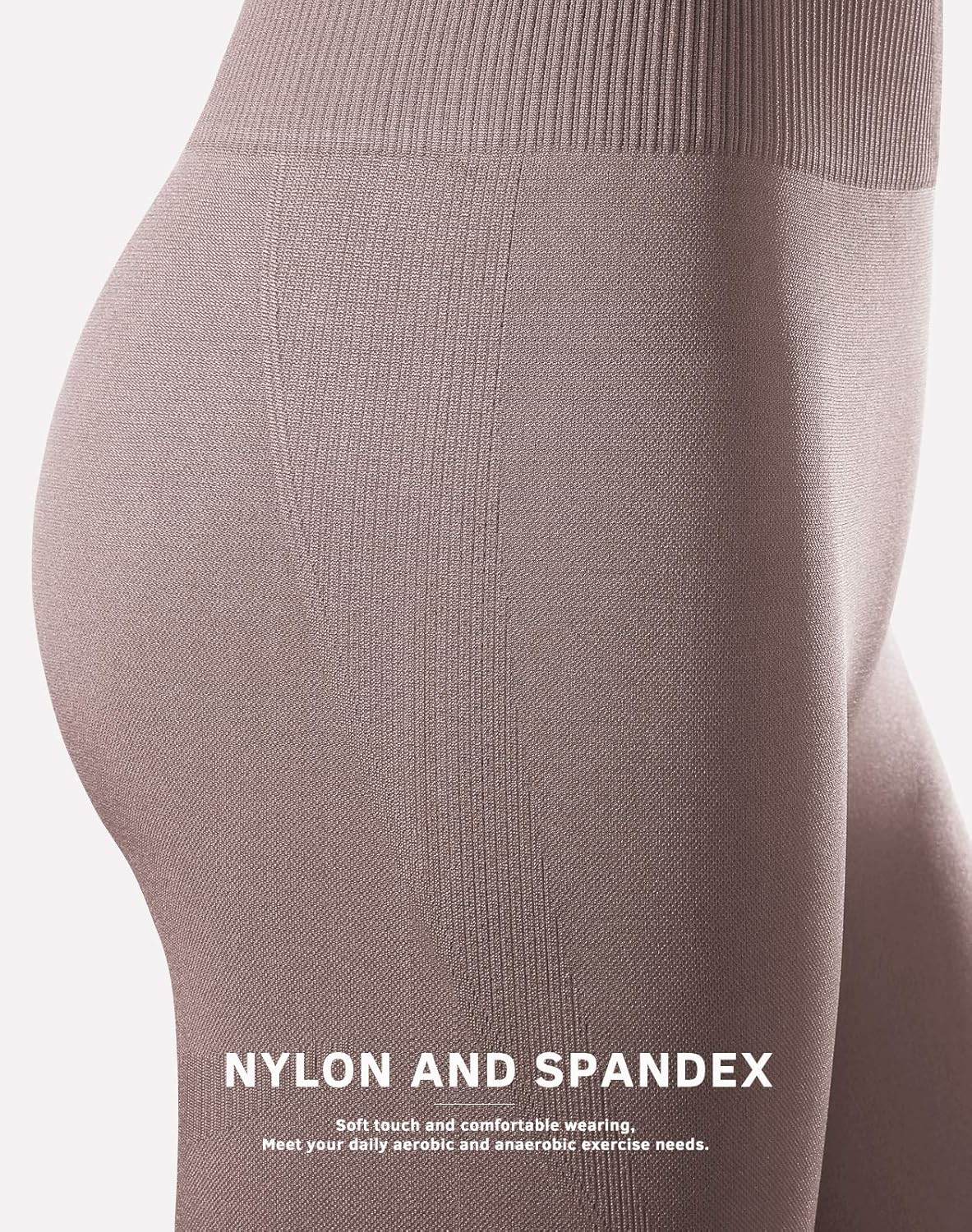 Workout Sets for Women 2 Piece High Waisted Seamless Leggings with Padded Stretchy Sports Bra Sets Gym Clothes - zenfulharmony.com