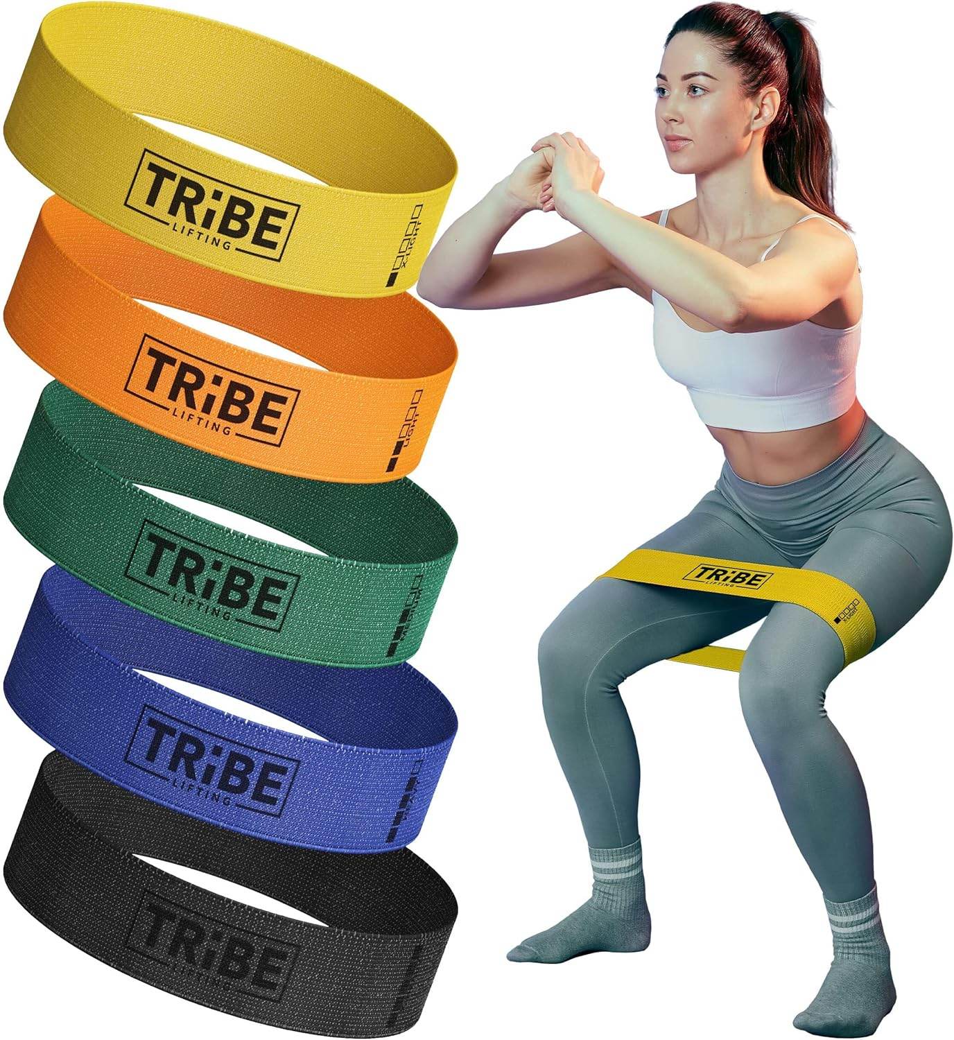 Fabric Resistance Bands for Working Out - Booty Bands for Women and Men - Exercise Bands Resistance Bands Set - Workout Bands Resistance Bands for Legs - Fitness Bands - zenfulharmony.com