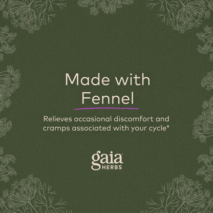 Gaia Herbs Cramp Relief - Herbal Supplement for Hormone Balance & Period Cramp Relief - Made with Organic Licorice Root, White Peony Root, Turmeric & More - 60 Vegan Capsules (60 Servings) - zenfulharmony.com