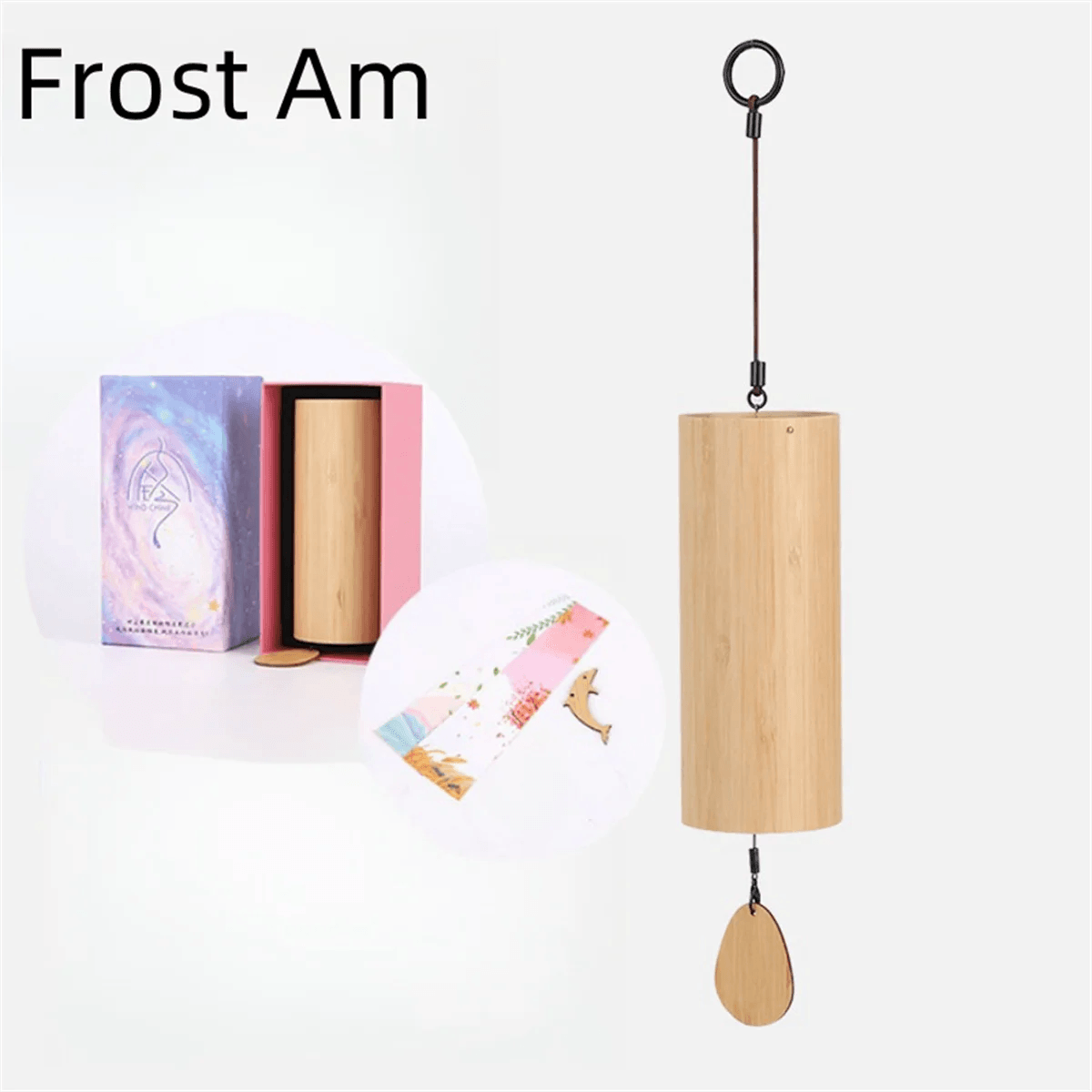 Bamboo Wind Chimes Set Wind Windchimes 8 Tone Rods Windchimes - zenfulharmony.com