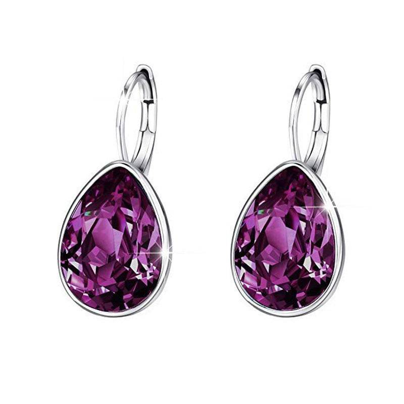 Austrian crystal drop earrings - zenfulharmony.com