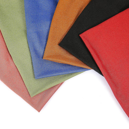 GILI 6 Pack Wide Headbands for Women Non Slip Soft Elastic Hair Bands Yoga Running Sports Workout Gym Head Wraps, Knotted Cotton Cloth African Turbans Bandana (with 6 Pcs Hair Ties) - zenfulharmony.com