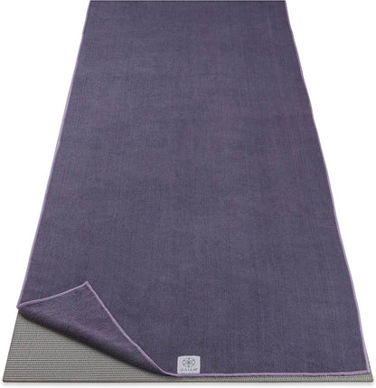 Gaiam Yoga Mat Towel Microfiber Mat-Sized Yoga Towel for Hot Yoga - zenfulharmony.com