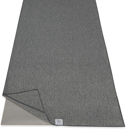 Gaiam Yoga Towel - Mat Sized Active Dry Non Slip Moisture Wicking Sweat Absorbent Microfiber Hot Yoga Towel for Women & Men | Stay-Put Corner Pockets (70" Long x 26" Wide) - zenfulharmony.com