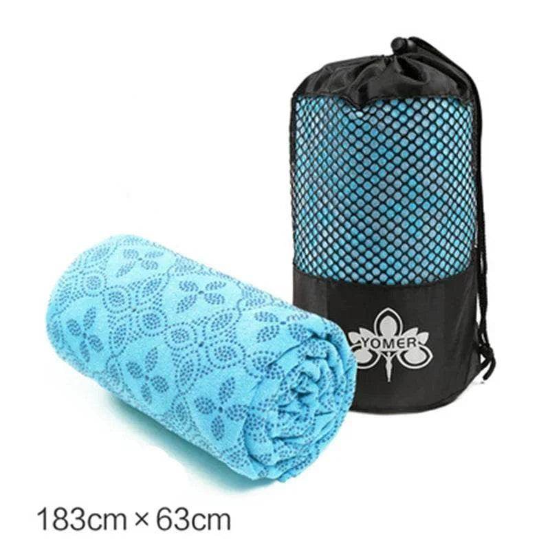 Microfiber Anti Skid Yoga Towel or Blanket Fitness Workout Mats Covers - zenfulharmony.com