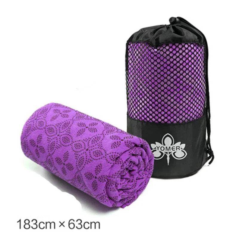 Microfiber Anti Skid Yoga Towel or Blanket Fitness Workout Mats Covers - zenfulharmony.com