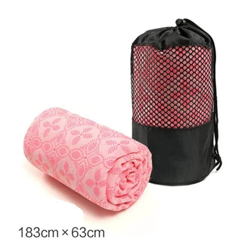 Microfiber Anti Skid Yoga Towel or Blanket Fitness Workout Mats Covers - zenfulharmony.com