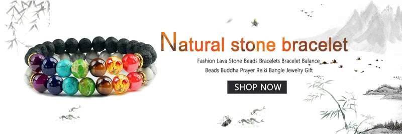 7 Chakra Beads Natural Lava Tiger Eye Stone Bracelet For Women Men - zenfulharmony.com