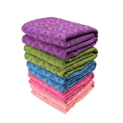 Microfiber Anti Skid Yoga Towel or Blanket Fitness Workout Mats Covers - zenfulharmony.com