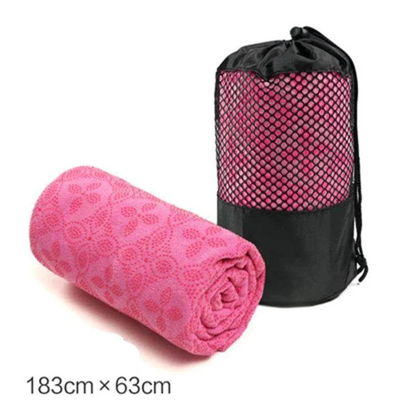 Microfiber Anti Skid Yoga Towel or Blanket Fitness Workout Mats Covers - zenfulharmony.com