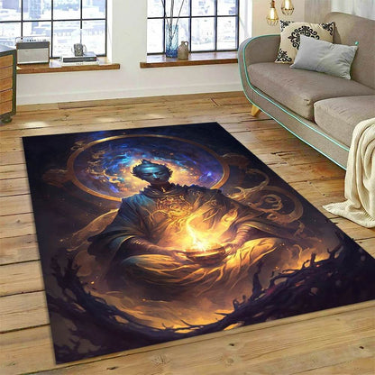 3D Yoga Zen Naturalize Meditation Rainbow 7 Chakra Area Rug,Carpet for Living Room Bedroom Sofa Doormat Decor,Non-slip Floor Mat - zenfulharmony.com