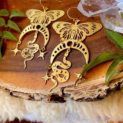 Bohemia Snow Fairy Earrings Hypoallergenic Wanderlust Hippie Jewelry - zenfulharmony.com