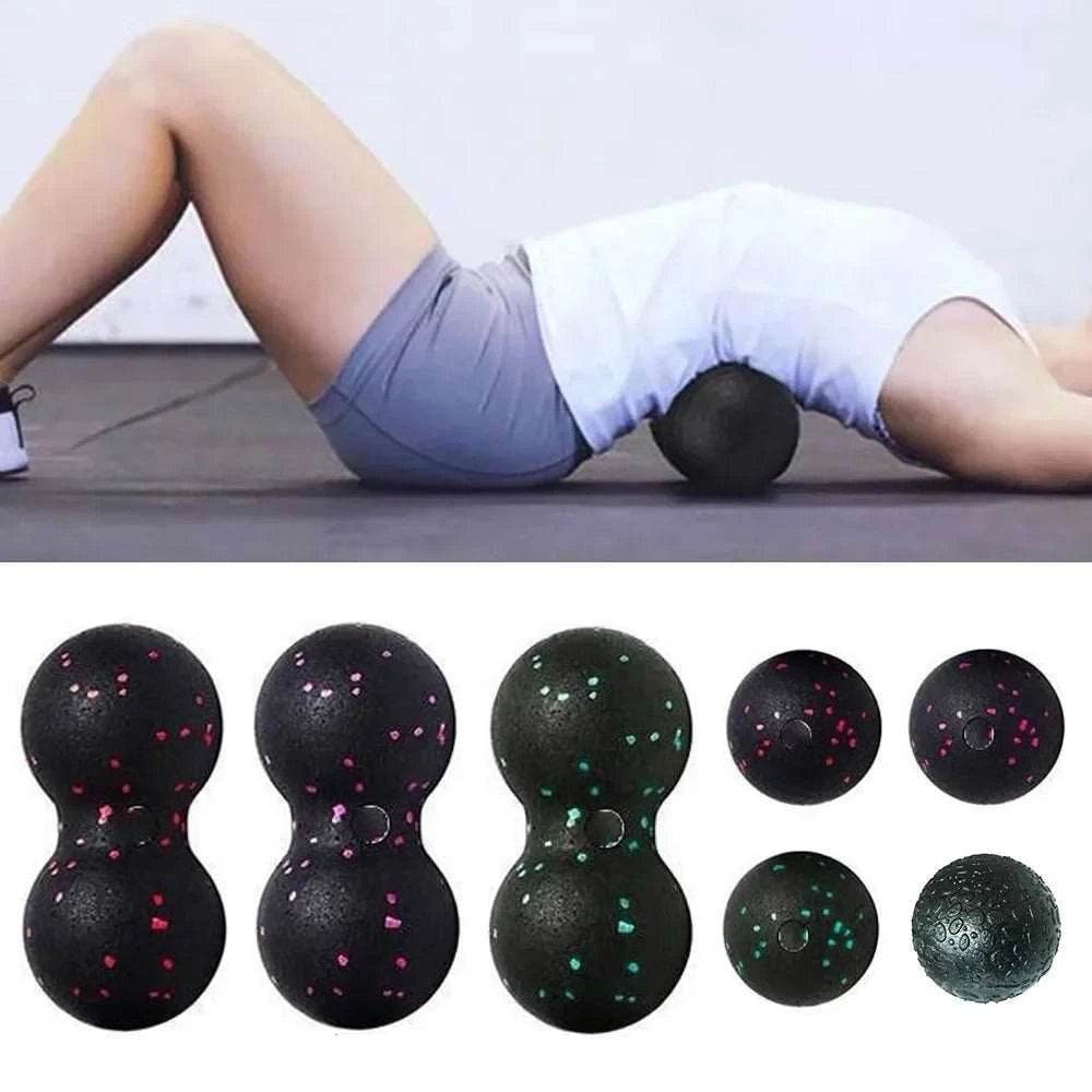 Peanut Massage Ball Set Lacrosse Ball Physical Trigger Point Therapy Myofascial Ball Muscle Knots Yoga Crossfit Self Massage - zenfulharmony.com