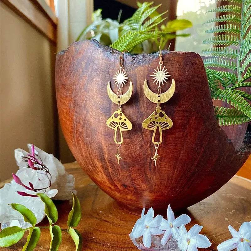 Bohemia Snow Fairy Earrings Hypoallergenic Wanderlust Hippie Jewelry - zenfulharmony.com