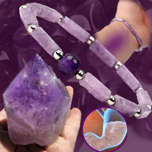 Natural Amethysts Bracelet Body-purify Slimming Healing Stone Bracelets - zenfulharmony.com