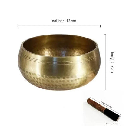 Tibetan Singing Bowl Set Meditation Sound Bowl Handcrafted in Nepal for Yoga Chakra Healing Mindfulness and Stress Relief Unique - zenfulharmony.com