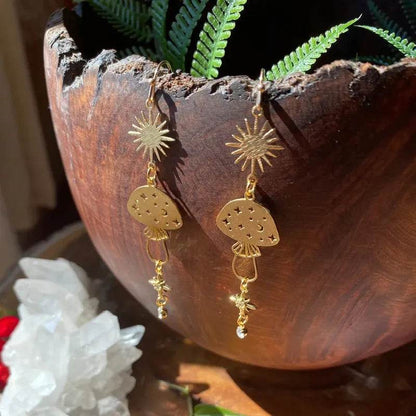 Bohemia Snow Fairy Earrings Hypoallergenic Wanderlust Hippie Jewelry - zenfulharmony.com