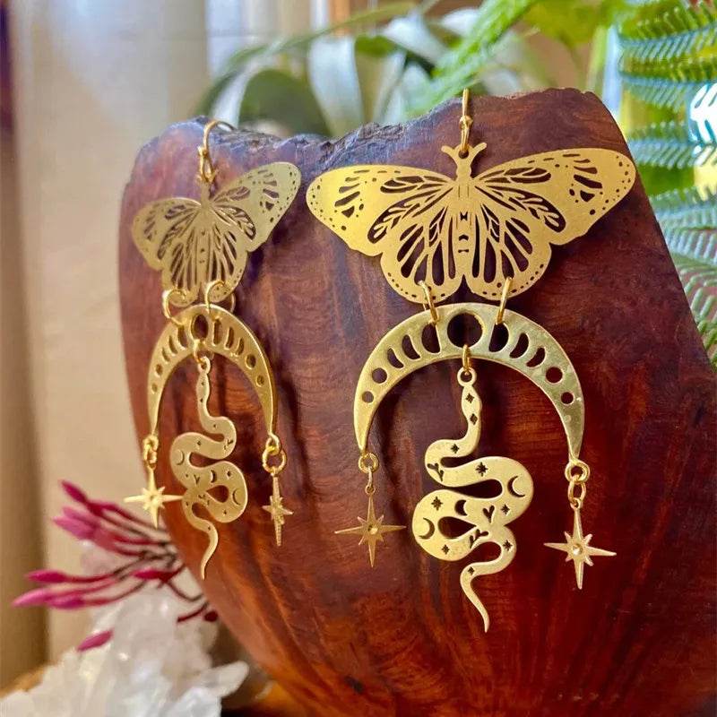 Bohemia Snow Fairy Earrings Hypoallergenic Wanderlust Hippie Jewelry - zenfulharmony.com