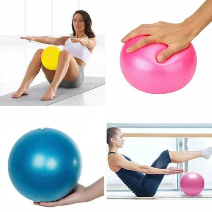 25cm Pilates Yoga Ball Explosion-proof Indoor Balance Exercise Gym Ball - zenfulharmony.com