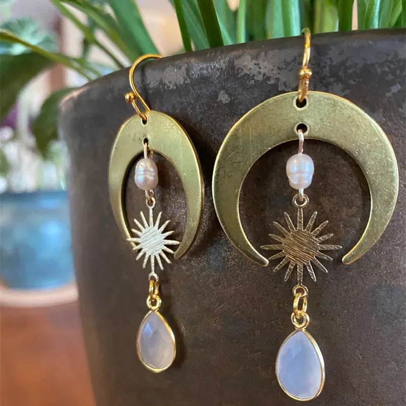 Bohemia Snow Fairy Earrings Hypoallergenic Wanderlust Hippie Jewelry - zenfulharmony.com