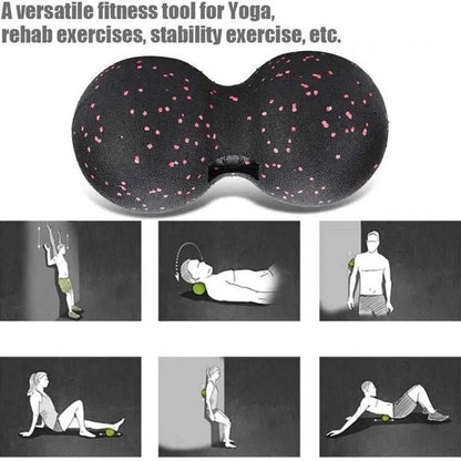 Peanut Massage Ball Set Lacrosse Ball Physical Trigger Point Therapy Myofascial Ball Muscle Knots Yoga Crossfit Self Massage - zenfulharmony.com