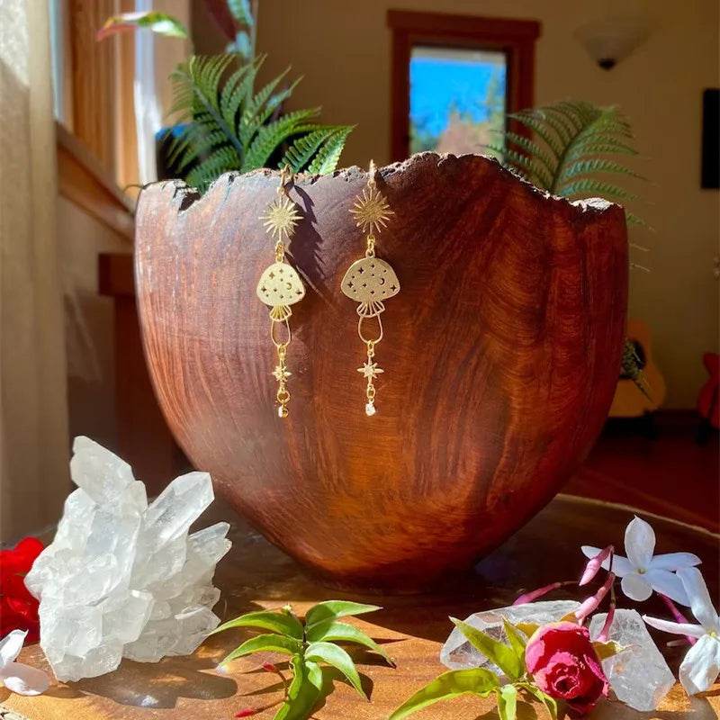 Bohemia Snow Fairy Earrings Hypoallergenic Wanderlust Hippie Jewelry - zenfulharmony.com